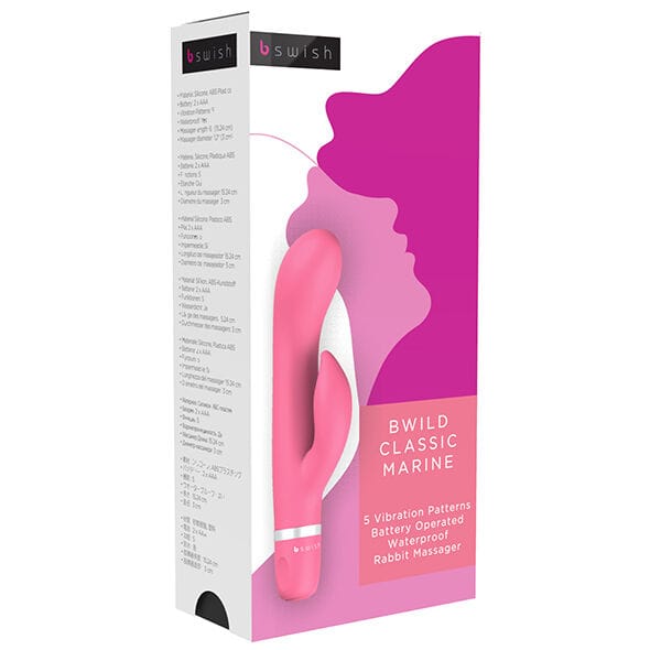Rabbit-Vibrator Bwild Classic Marine Guava 19,03 x 3,75 cm – Ansicht 2