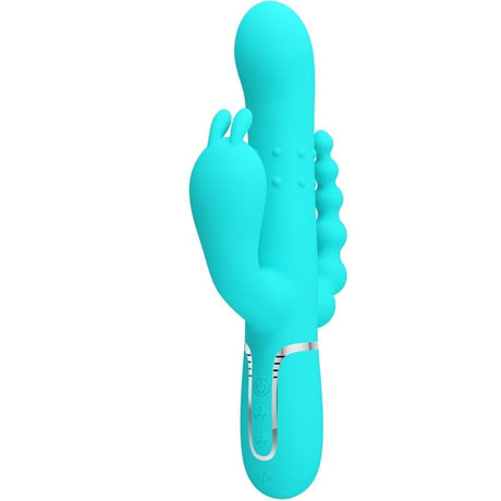 Rabbit-Vibrator Cammy 4 in 1 Multifunktions-Dreifacher Blau