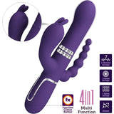 Rabbit-Vibrator Cammy Triple Multifunktion 4 in 1 Lila – Ansicht 5