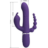 Rabbit-Vibrator Cammy Triple Multifunktion 4 in 1 Lila – Ansicht 7