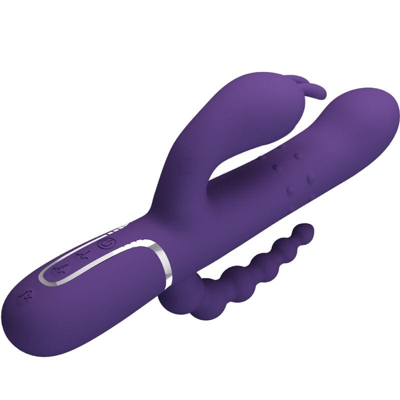 Rabbit-Vibrator Cammy Triple Multifunktion 4 in 1 Lila – Ansicht 4