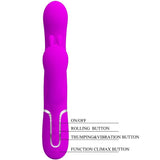 Rabbit-Vibrator Cammy Triple Multifunktion 4 in 1 Rosa – Ansicht 8