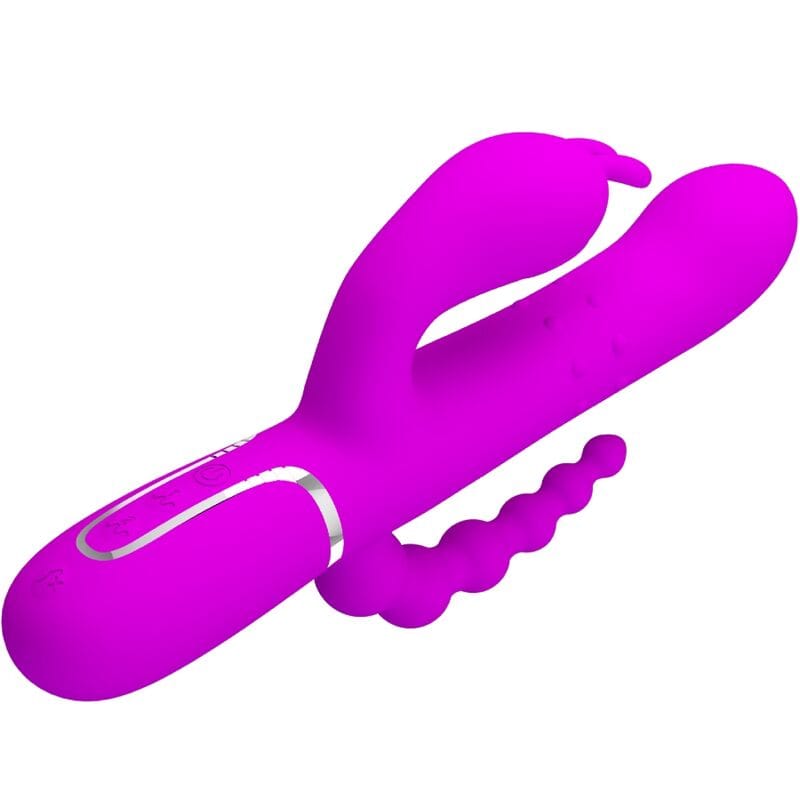 Rabbit-Vibrator Cammy Triple Multifunktion 4 in 1 Rosa – Ansicht 4