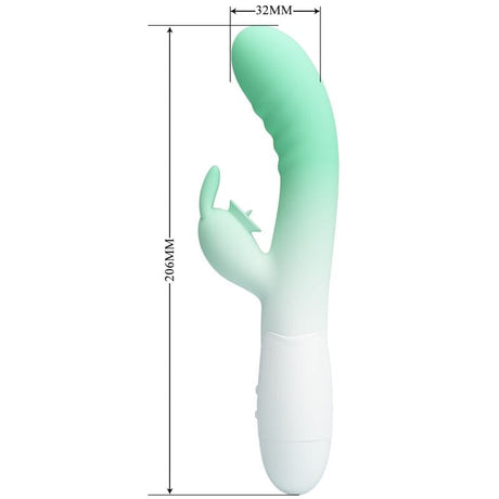 Rabbit-Vibrator Cerberus Rabbit 3o Vibrationen Grün