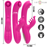 Rabbit-Vibrator Christina Multifunktion Rosa 12,5 cm – Ansicht 2