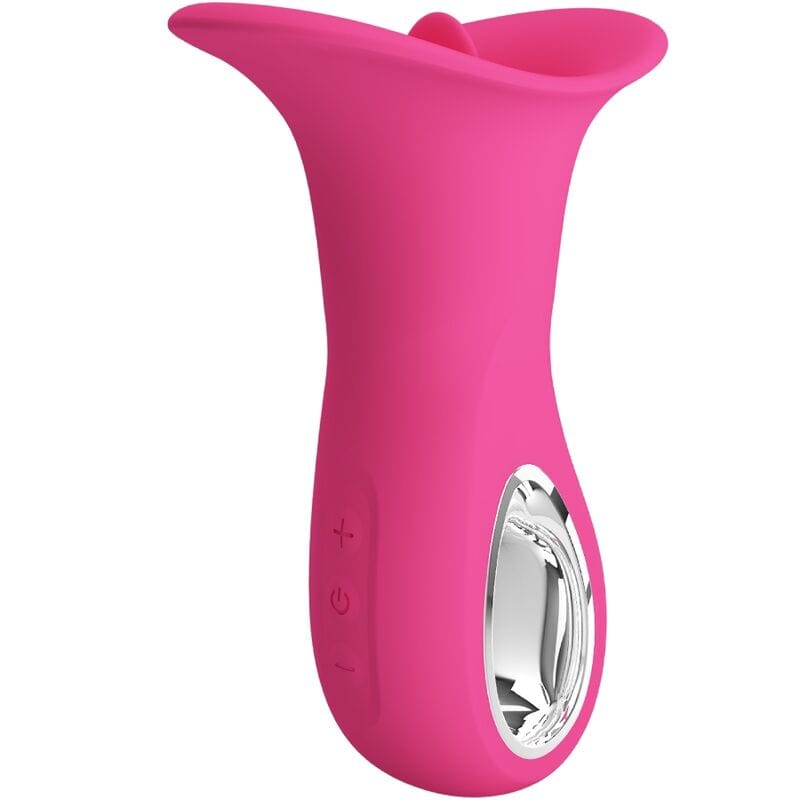 Rabbit-Vibrator Clyde Oralvibrator vibrierende Zunge 12 Vibrationen Rosa – Ansicht 3