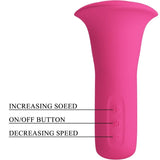 Rabbit-Vibrator Clyde Oralvibrator vibrierende Zunge 12 Vibrationen Rosa – Ansicht 7