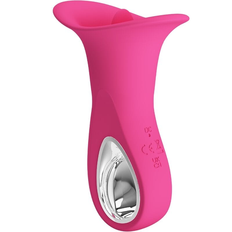 Rabbit-Vibrator Clyde Oralvibrator vibrierende Zunge 12 Vibrationen Rosa – Ansicht 5