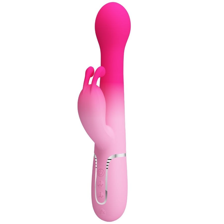 Rabbit-Vibrator Dejon 3 in 1 Multifunktions- Rosa