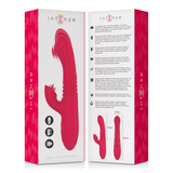 Rabbit-Vibrator Dua Multifunktion Wiederaufladbar Auf-und-Ab mit Roter Zunge 4,4 cm – Ansicht 5