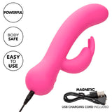 Rabbit-Vibrator First Time Rabbit Wiederaufladbar Rosa 21 cm