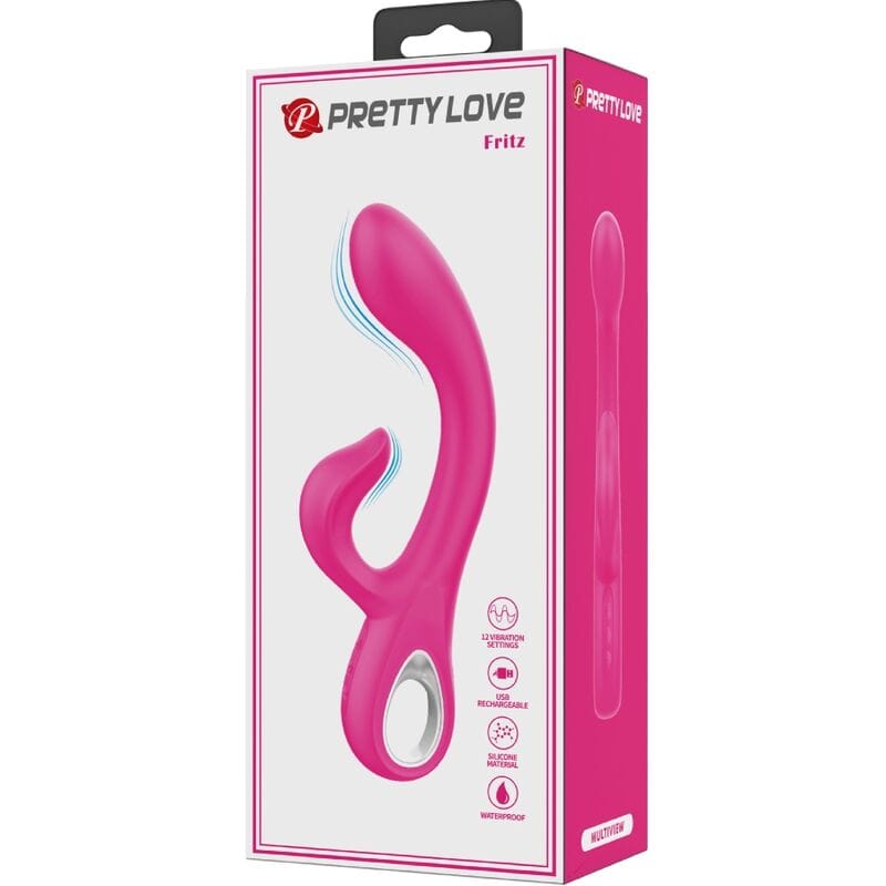 Rabbit-Vibrator Fritz 12 Vibrationen Rosa – Ansicht 9