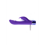 Rabbit-Vibrator Hailey mit zwei Motoren Violett 15,2 x 2,5 cm – Ansicht 6