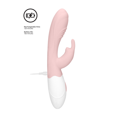 Rabbit-Vibrator Juicy Rosé 19,5 x 3,3 cm – Ansicht 6