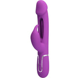 Rabbit-Vibrator Kampas 3 in 1 Multifunktions- Lila