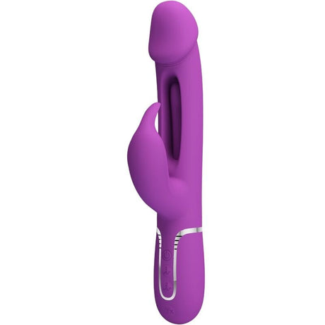 Rabbit-Vibrator Kampas 3 in 1 Multifunktions- Lila