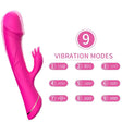 Rabbit-Vibrator Silikon Fuchsia 20,4 x 6,1 cm