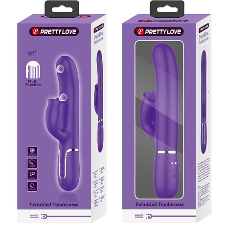 Rabbit-Vibrator Kaninchenvibrator mit Lila Lecken