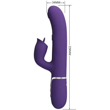Rabbit-Vibrator Kaninchenvibrator mit Lila Lecken