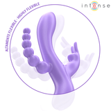 Rabbit-Vibrator Miko Dreifachvibrator Rabbit & Stimulator & Anal 7 Vibrationen Lila