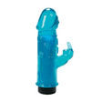 Rabbit-Vibrator Mini Blau 8 cm