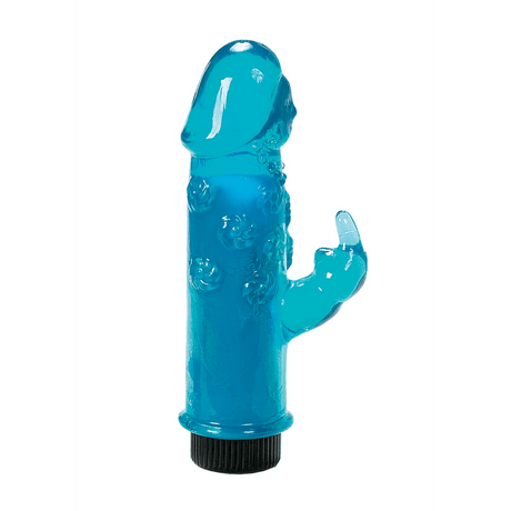 Rabbit-Vibrator Mini Blau 8 cm