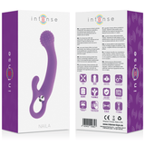 Rabbit-Vibrator Naila vibrierendes Silikon Flieder 17,5 x 3,5 cm – Ansicht 6