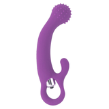Rabbit-Vibrator Naila vibrierendes Silikon Flieder 17,5 x 3,5 cm – Ansicht 2