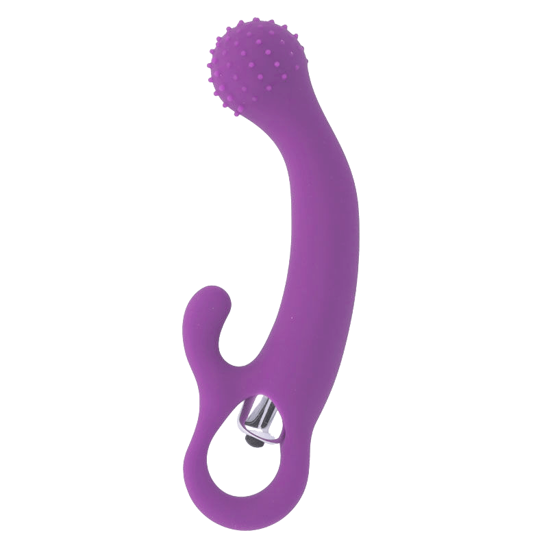 Rabbit-Vibrator Naila vibrierendes Silikon Flieder 17,5 x 3,5 cm – Ansicht 3