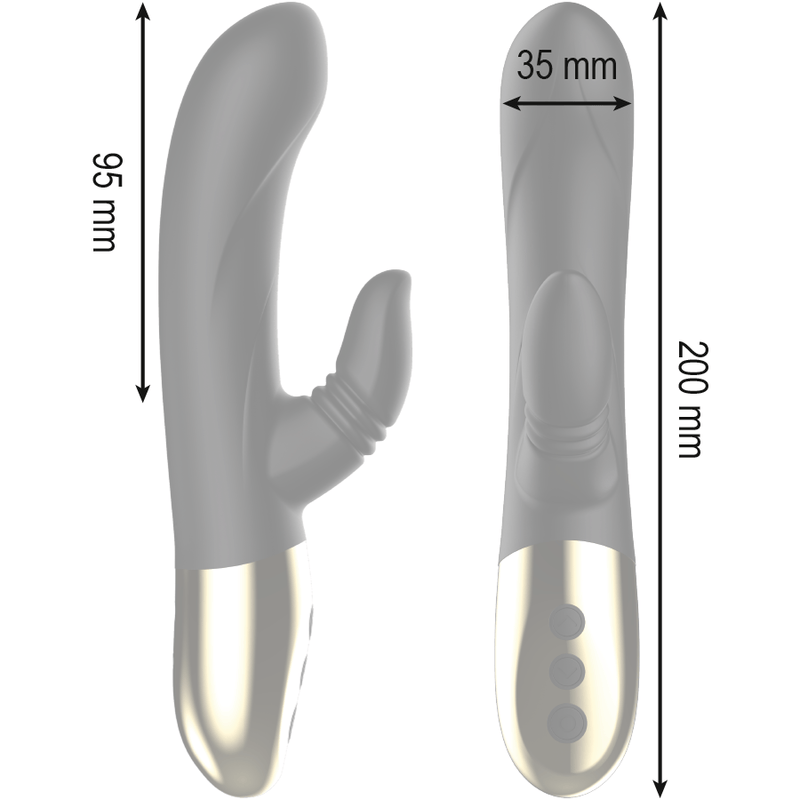 Rabbit-Vibrator Neue Erfahrung mit Leckendem Kaninchen