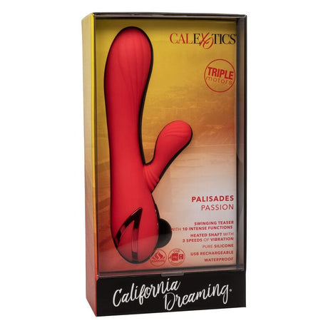 Rabbit-Vibrator Palisades Rot 11,5 x 3,75 cm