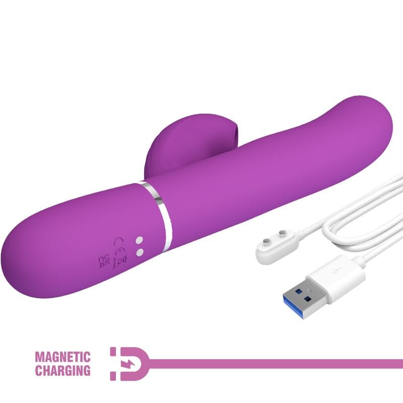 Rabbit-Vibrator Perlita 3 in 1 Multifunktions Lila – Ansicht 7