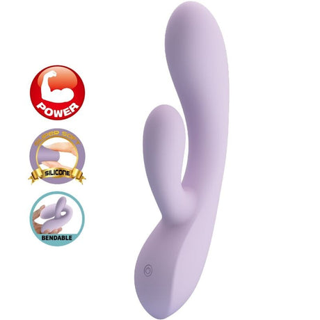 Rabbit-Vibrator Rosolyn Rabbit 10 Vibrationen Lila