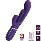 Rabbit-Vibrator Shania Triple Multifunktion Lila – Ansicht 2