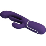 Rabbit-Vibrator Shania Triple Multifunktion Lila – Ansicht 5