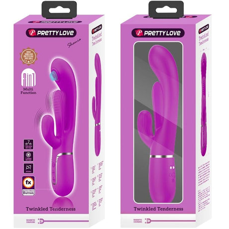 Rabbit-Vibrator Shania Triple Rabbit Multifunktions-Rosa