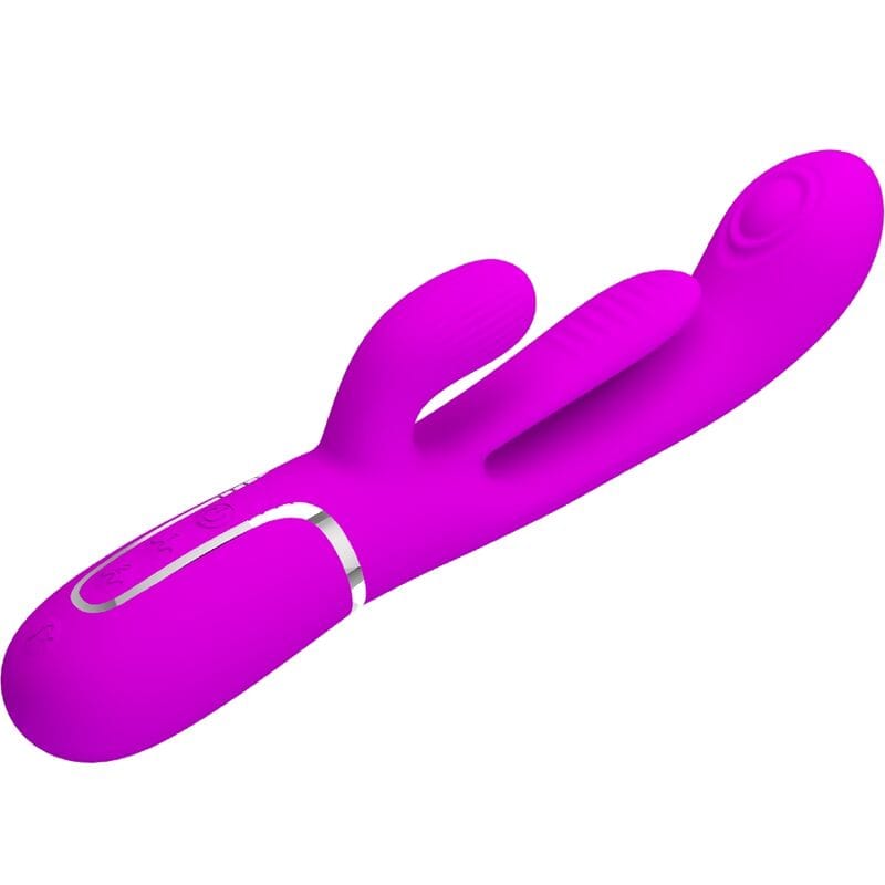 Rabbit-Vibrator Shania Triple Multifunktion Rosa – Ansicht 3