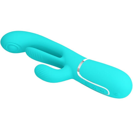 Rabbit-Vibrator Shania Triple Rabbit Multifunktionsvibrator 3 in 1 Blau