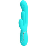 Rabbit-Vibrator Shania Triple Rabbit Multifunktionsvibrator 3 in 1 Blau