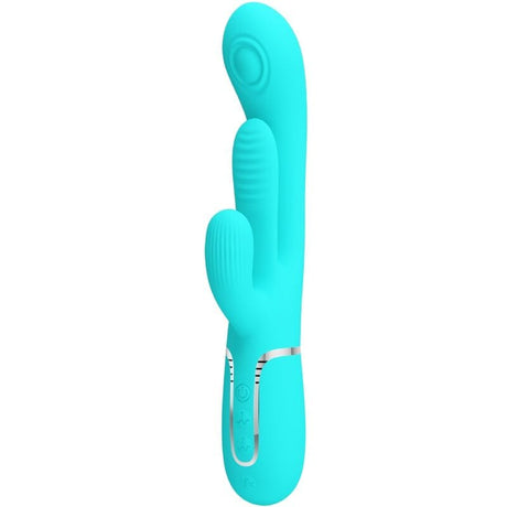 Rabbit-Vibrator Shania Triple Rabbit Multifunktionsvibrator 3 in 1 Blau