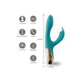 Rabbit-Vibrator Skyler mit Klitorisarm 21,6 x 3,2 cm – Ansicht 4