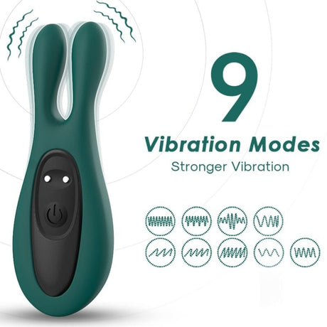 Rabbit-Vibrator Stimulator & Kaninchen Grün
