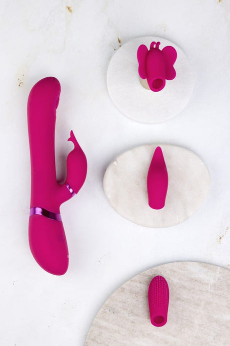 Rabbit-Vibrator Vive Etsu Pulswelle G-Punkt Pink 22,3 x 3,3 cm – Ansicht 5