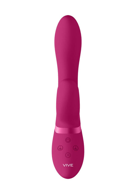 Rabbit-Vibrator Vive Kyra Pulse Rabbit Pink 21,3 x 3,5 cm – Ansicht 4