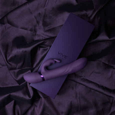 Rabbit-Vibrator Vive Nari mit rotierenden Perlen Lila 24,1 x 3,8 cm – Ansicht 5