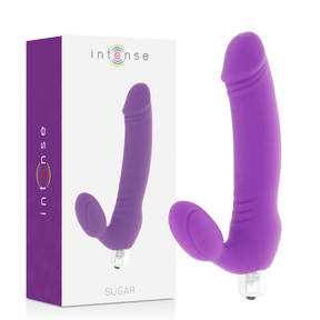 Rabbit-Vibrator Zucker Sieben Geschwindigkeiten Silikon Flieder 17,5 x 3 cm