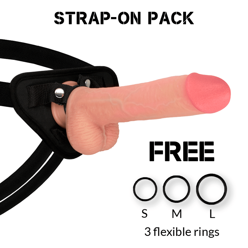 Realistischer Dildo Arn S + Flüssiger Silikon Premium Kingcobra -x 24 x 4,77 cm