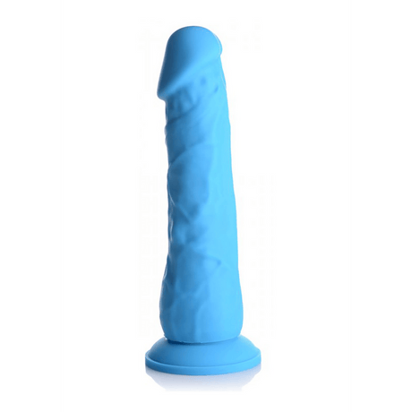 Dildo Realistischer Lollicock aus Silikon ohne Hoden Blau 16,5 cm