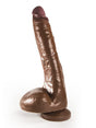 Realistischer Dildo Big Player Braun 23 x 4,5 cm
