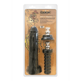Realistischer Dildo Boneyard Cock Tool Kit Schwarz 25,4 cm – Ansicht 3
